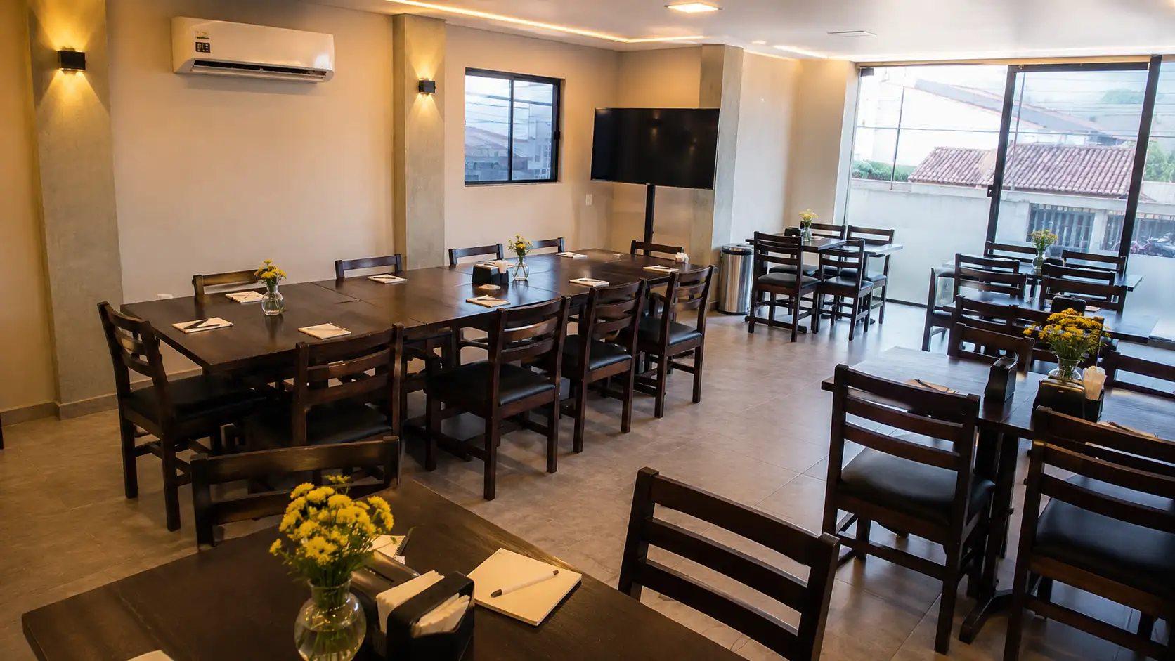 Detalhe do café colonial servido no evento